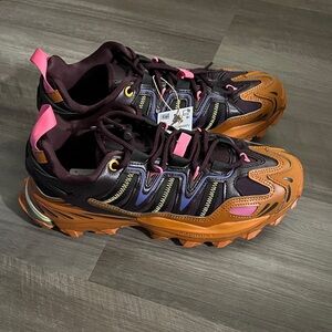 adidas Sneakers in Brown, Pink, and Purple